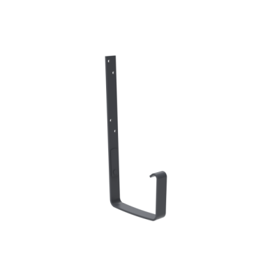 KROP STAL Hak nakrokwiowy prosty do rynny kwadratowej 135 mm